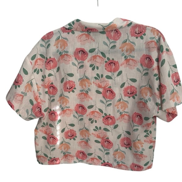Olivia & Martin floral top with pocket size M - Picture 2 of 7